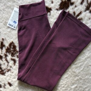 Lululemon ribbed flare pants